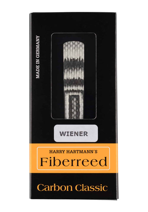 Fiberreed Carbon Classic Kunststoffblatt für Deutsche Klarinette, Wiener Schnitt
